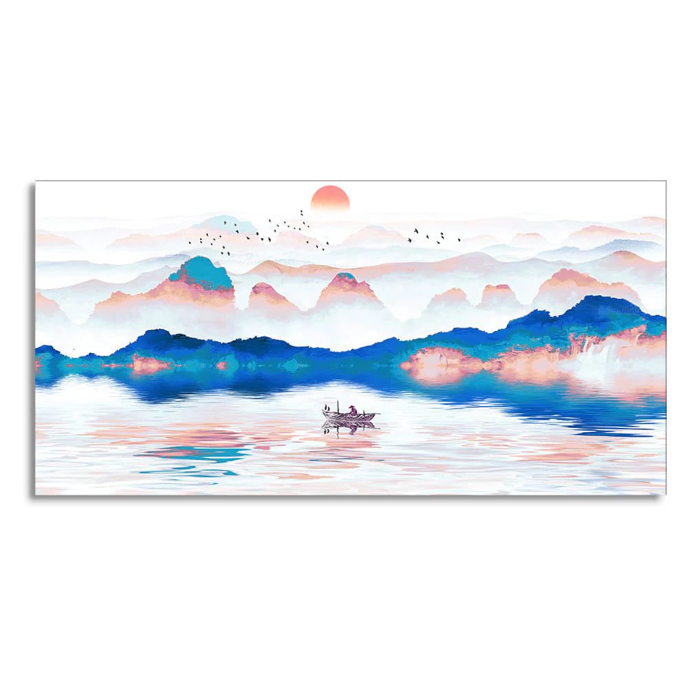 Beautiful Zen Life Scenery Canvas Wall Painting DECORMANTRA