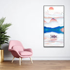 Beautiful Zen Life Scenery Premium Canvas Wall Painting DECORMANTRA