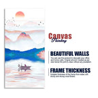 Beautiful Zen Life Scenery Premium Canvas Wall Painting DECORMANTRA