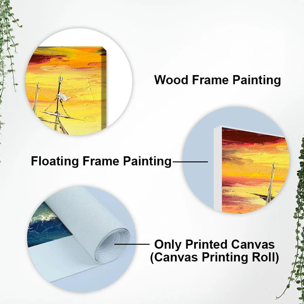 Big Panoramic Sailing Ship Canvas Wall Painting DECORMANTRA