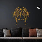Bird Sitting Metal Wall Art - Decor Mantra 