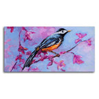 Bird with Nature Abstract Design Wall Painting Decor Mantra