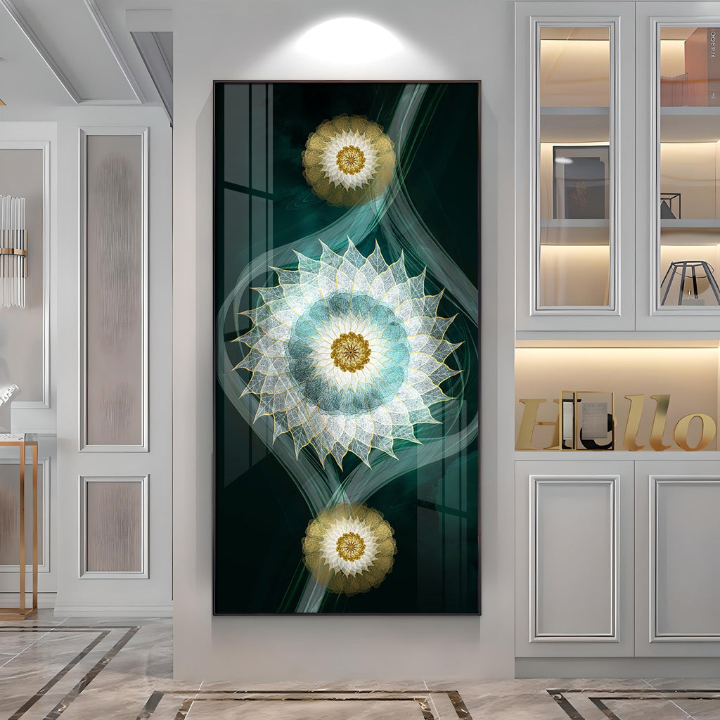 Evil Eye Theme Premium Acrylic Vertical Wall Art
