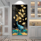 Enchanted Elephant Dreams Premium Acrylic Vertical Wall Art