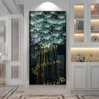 Fishes With Flowers Premium Acrylic Vertical Wall Art