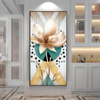 Abstract Flower Premium Acrylic Vertical Wall Art