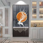 Luminious Deer Premium Acrylic Vertical Wall Art