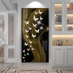 Butterflies Premium Acrylic Vertical Wall Art