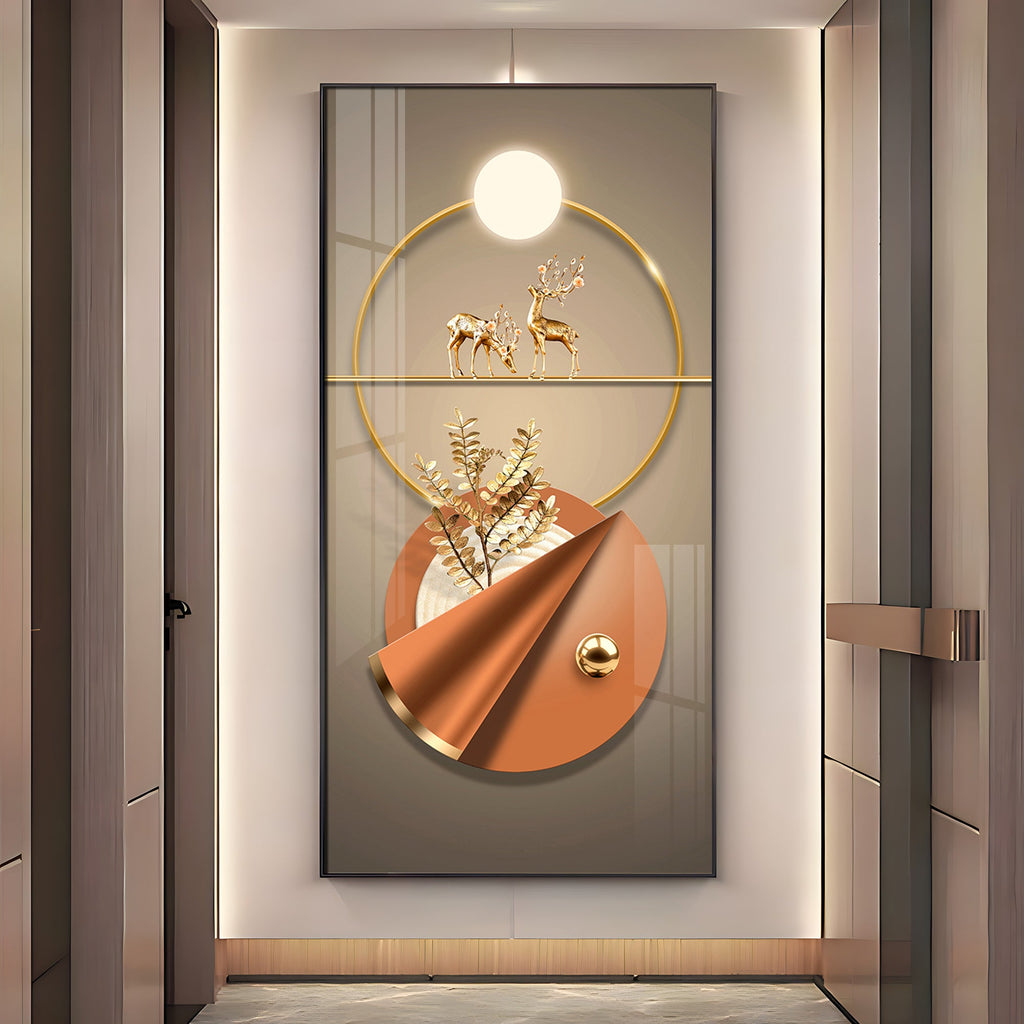 Hallway Elegance Premium Acrylic Vertical Wall Art