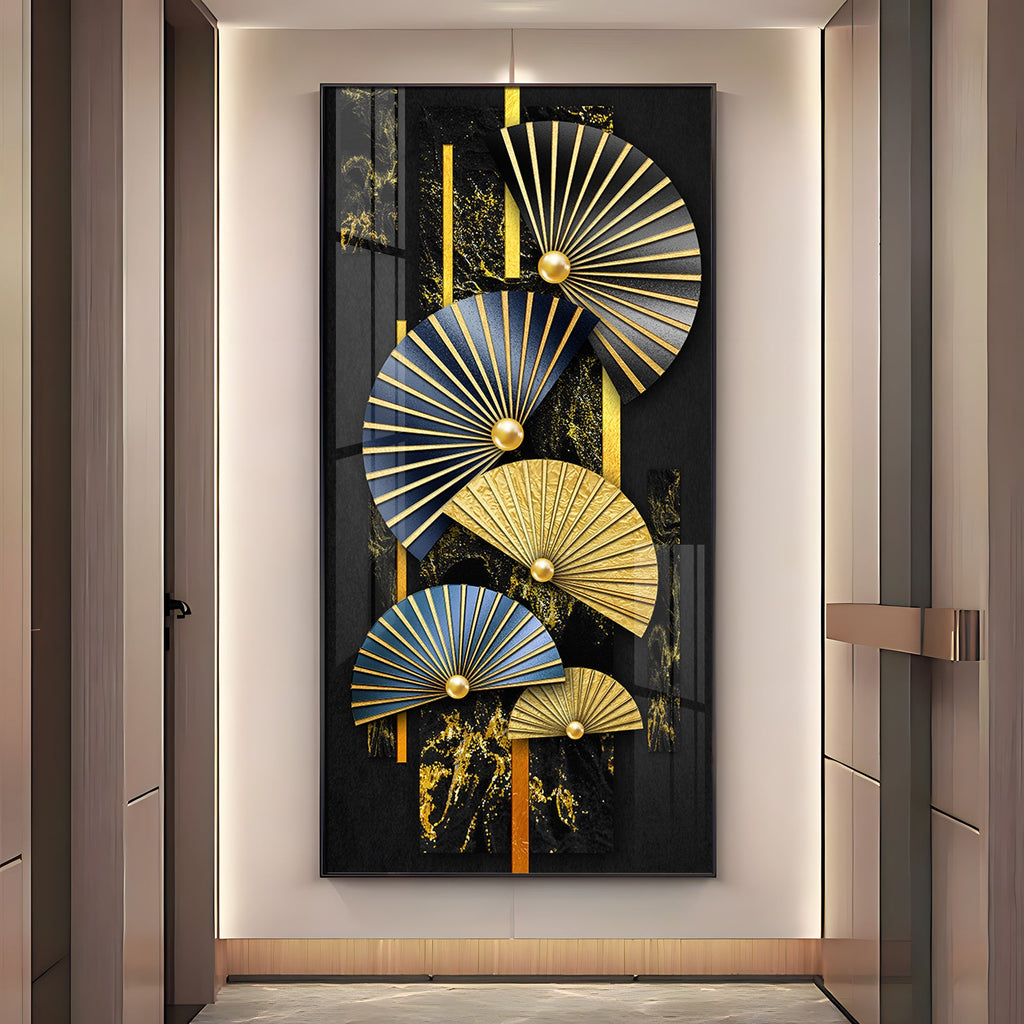 Modern Minimalist Fish Premium Acrylic Vertical Wall Art