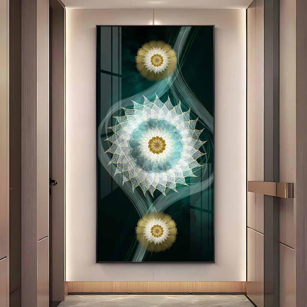 Evil Eye Theme Premium Acrylic Vertical Wall Art