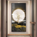Full Moon Premium Acrylic Vertical Wall Art