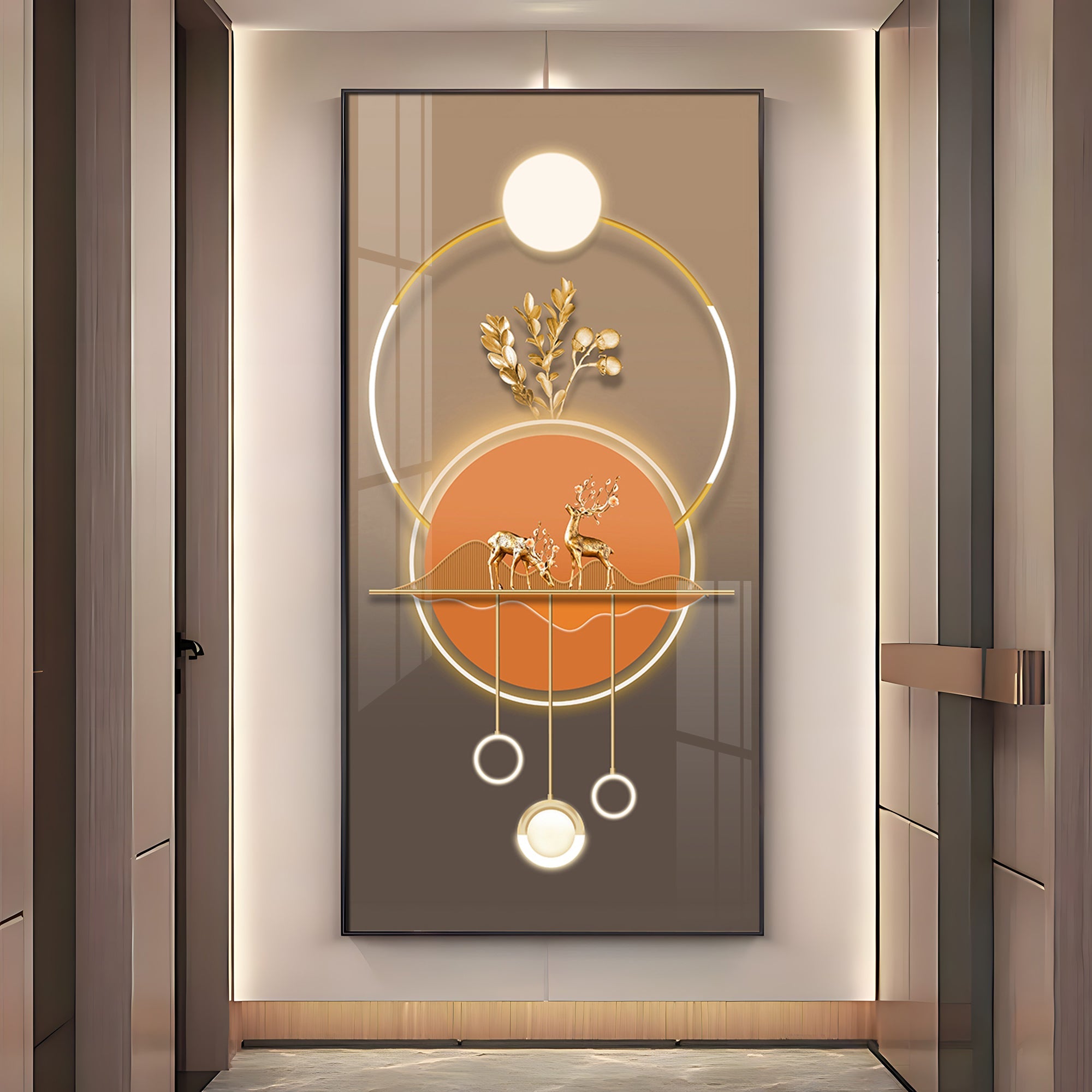 Equine Elegance Premium Acrylic Vertical Wall Art