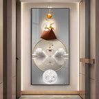 Reflective Elegance Premium Acrylic Vertical Wall Art