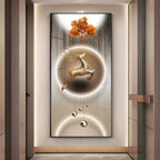 Deerly Decorated Premium Acrylic Vertical Wall Art