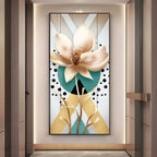 Abstract Flower Premium Acrylic Vertical Wall Art
