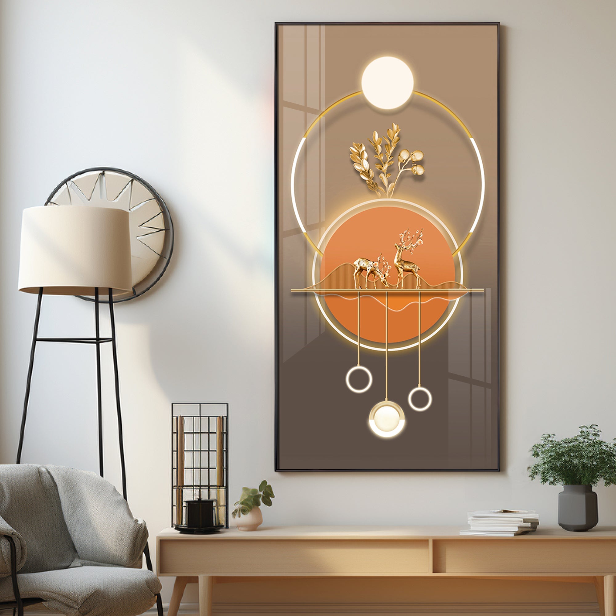 Equine Elegance Premium Acrylic Vertical Wall Art