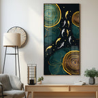 Fishes In Ocean Premium Acrylic Vertical Wall Art