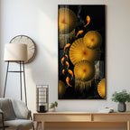 Goldfish Elegance Premium Acrylic Vertical Wall Art