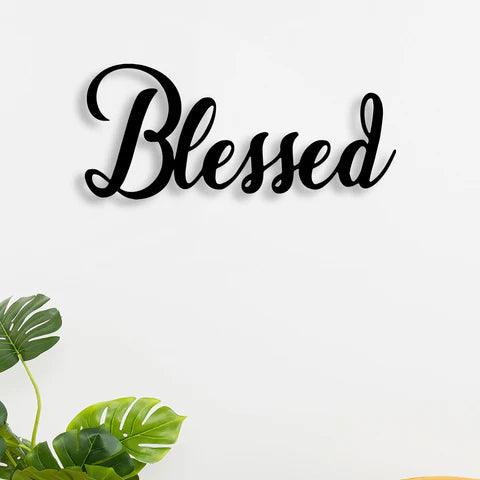 Blessed Metal Wall Art - Decor Mantra 