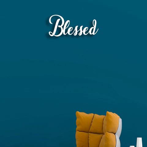 Blessed Metal Wall Art - Decor Mantra 
