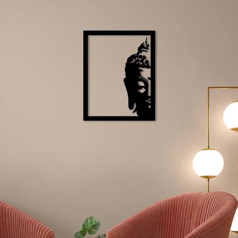 Buddha Face Metal Wall Art - Decor Mantra 