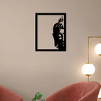 Buddha Face Metal Wall Art - Decor Mantra 