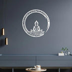Buddha Worship Style Metal Wall Art - Decor Mantra 