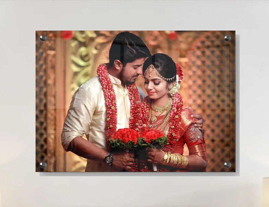 Customized Premium Acrylic Picture Prints with Studs - Harshita Craft