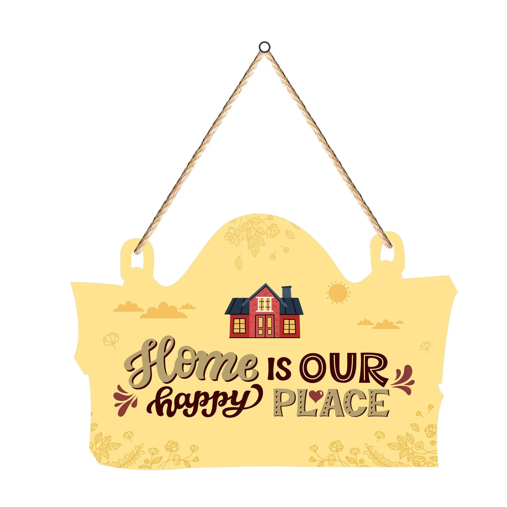 Loving Home Quotes Wooden Wall Hanger for Home|Office|Living Room|Gift, Wall Decoration - Harshita Craft