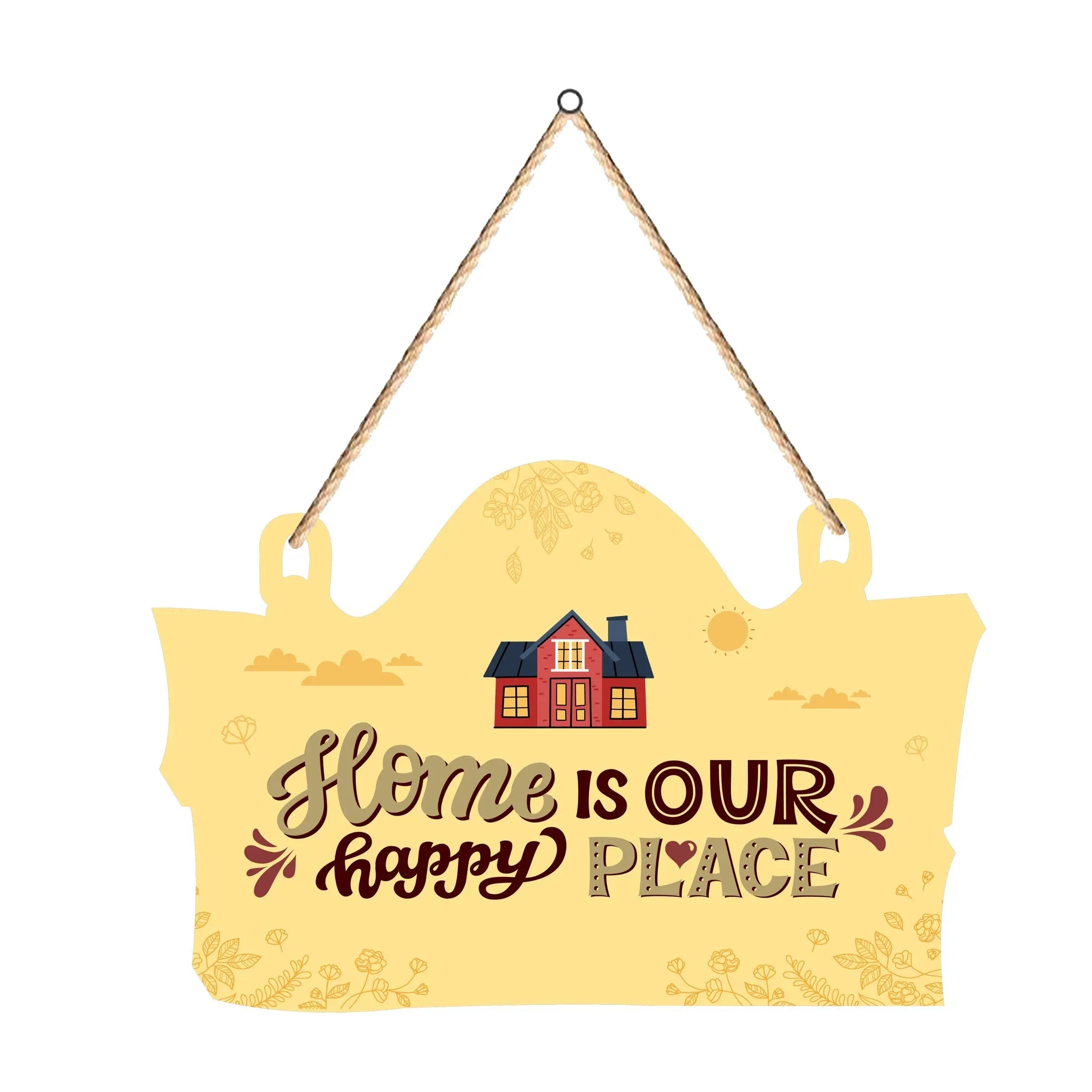 Loving Home Quotes Wooden Wall Hanger for Home|Office|Living Room|Gift, Wall Decoration - Harshita Craft