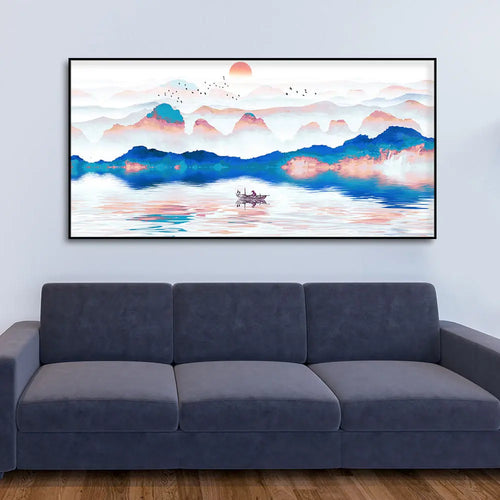 Beautiful Zen Life Scenery Canvas Wall Painting Decor Mantra
