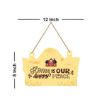 Loving Home Quotes Wooden Wall Hanger for Home|Office|Living Room|Gift, Wall Decoration - Harshita Craft