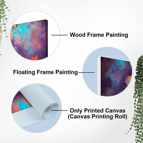 Divine Aura Radha Krishna Canvas Wall Painting - Decor Mantra 