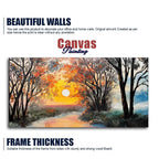 Beautiful Sunset Scenery Premium Wall Painting Decor Mantra