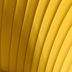 Classic Style Curved Back Yellow Velvet Accent Chair DECORMANTRA