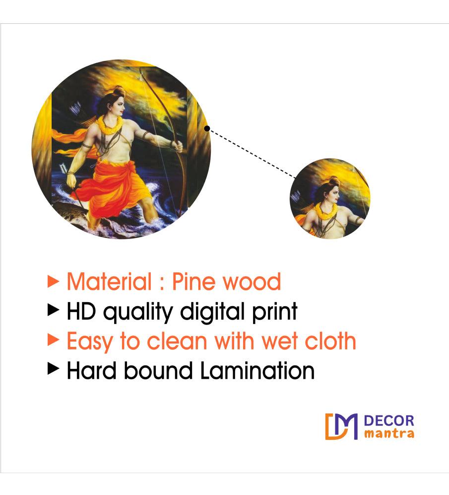 Decorative Wooden Wall Hanging Decoration Item for Home | Office | Gift | Decor Art Livingroom, Bedroom | Stylish Modern Artwork (WPS_143N) Pack of 11 Pieces - Decor Mantra 