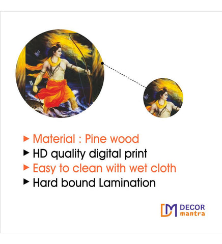 Decorative Wooden Wall Hanging Decoration Item for Home | Office | Gift | Decor Art Livingroom, Bedroom | Stylish Modern Artwork (WPS_143N) Pack of 11 Pieces - Decor Mantra 