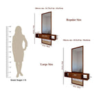 Classic Modern Atractive Premium Wooden Dressing Table Mirror - Decor Mantra 