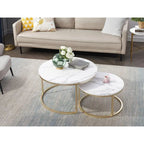 Classic Tethered Metallic Premium Table Set of 2 - Decor Mantra 
