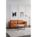 Modern Coffee Table with Black Cross Legs - Decor Mantra 
