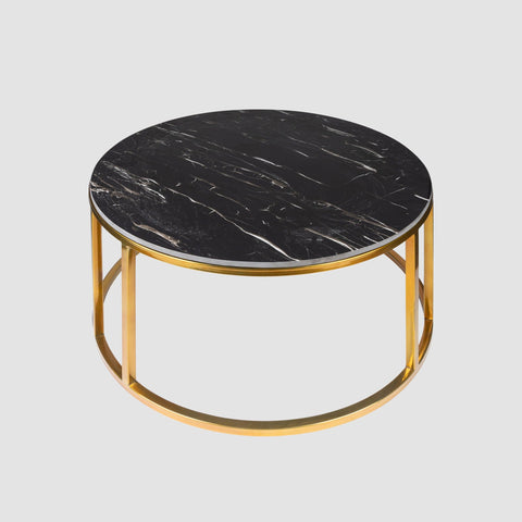 Modern Black and Gold Coffee Table Variant - Decor Mantra 