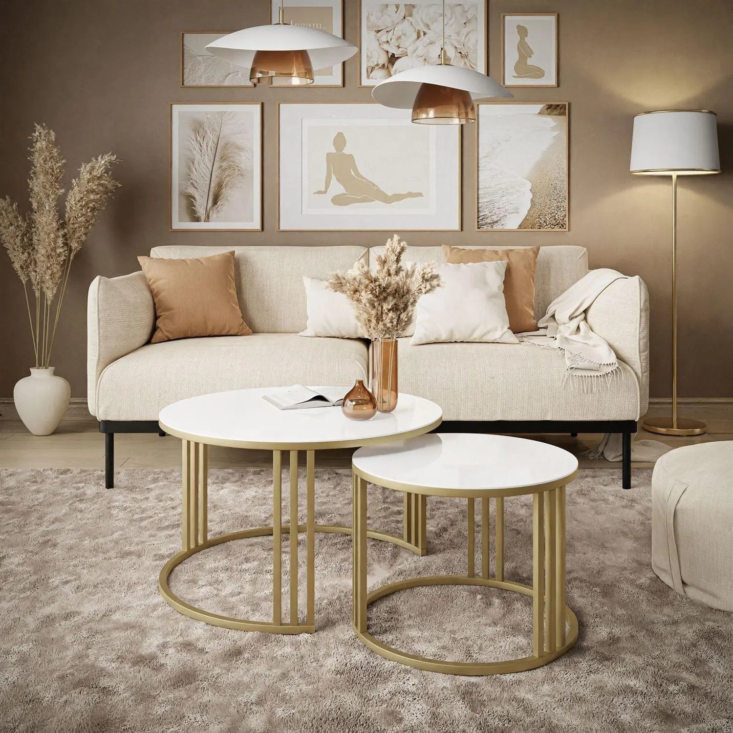 Framed Binani Coffee Table - Decor Mantra 