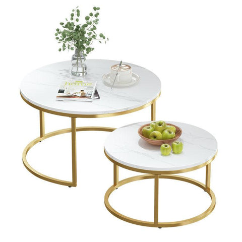 Coffee Table with Extendable Nesting Set - Decor Mantra 