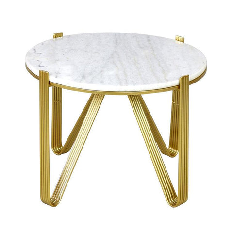 Contemporary Stainless Steel Coffee Table - Decor Mantra 