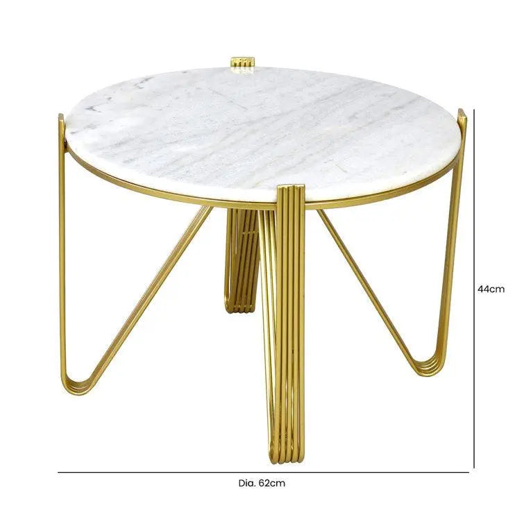 Contemporary Stainless Steel Coffee Table - Decor Mantra 