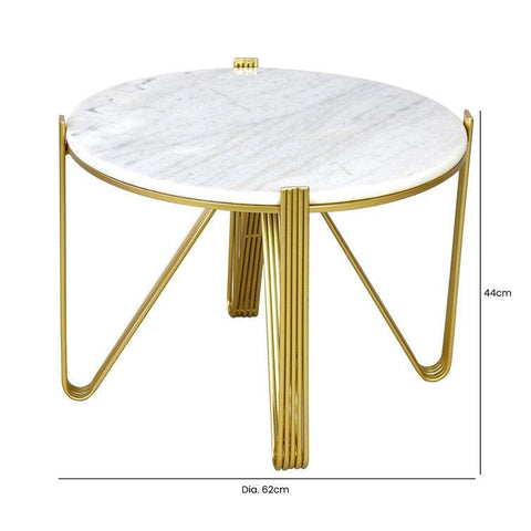 Contemporary Stainless Steel Coffee Table - Decor Mantra 