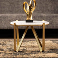 Contemporary Stainless Steel Coffee Table - Decor Mantra 