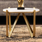 Contemporary Stainless Steel Coffee Table - Decor Mantra 