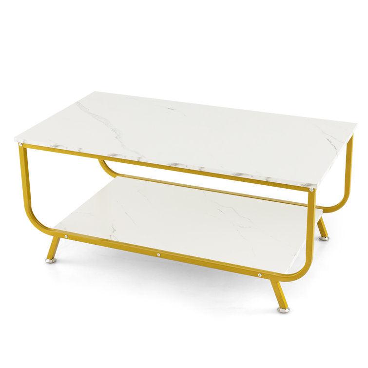 Wanstead 4-Leg Coffee Table with Storage - Decor Mantra 